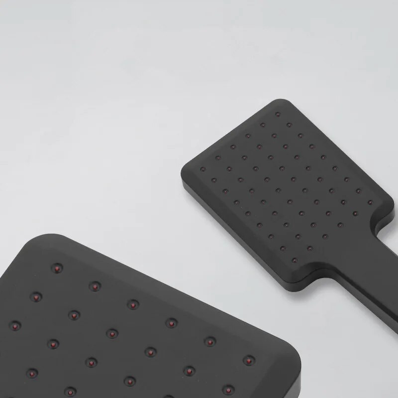 Käeshoitav dušiotsik vett säästev must vannituba vihmasadu otsik aeraator kõrgsurve käeshoitav