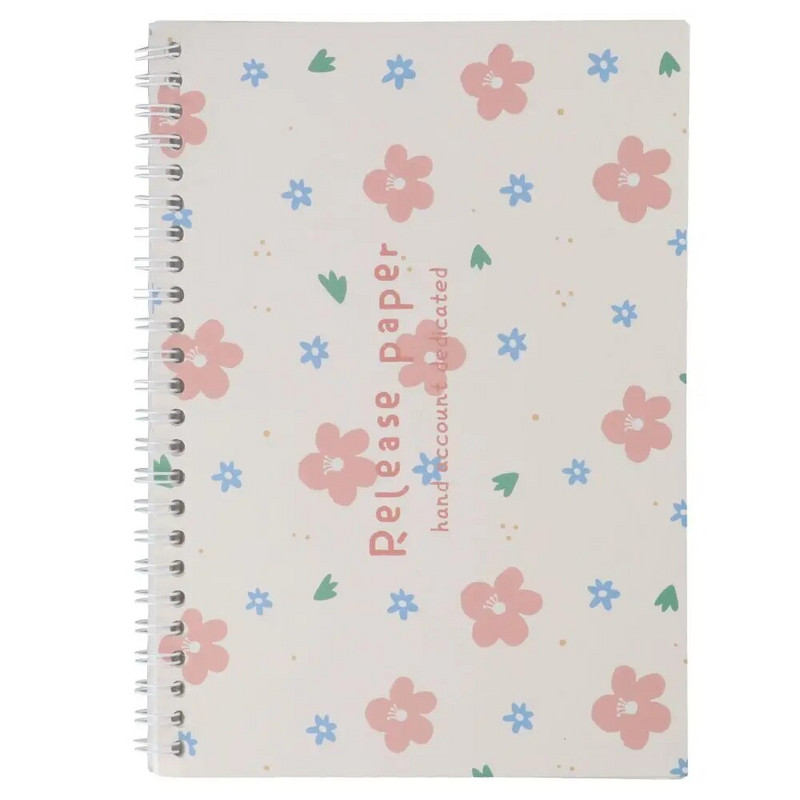 Valge kleebisteraamat 32 lehekülge A5 korduvkasutatav kogumisalbum Lillekleebiste korraldaja kleebiste kogu