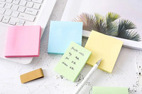 Jednofarebné štvorcové nálepky Lepiace poznámky Poznámkový blok Poznámkový blok Darčekové písacie potreby Escolar Papelaria Školské potreby