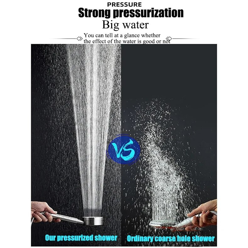 304 Κεφαλή ντους υψηλής πίεσης από ανοξείδωτο χάλυβα για μπάνιο επιτοίχια, εξοικονόμηση νερού, κεφαλές ντους βροχής υπό πίεση