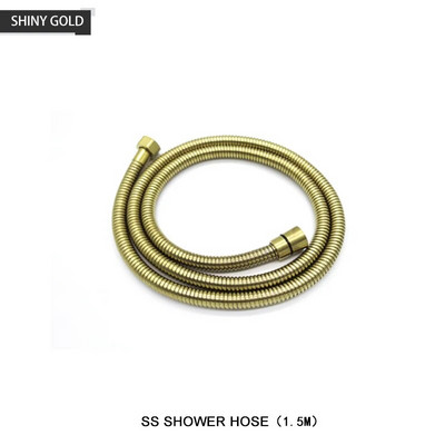 Χειρός ορειχάλκινος ψεκαστήρας ντουζιέρας χειρός, στρογγυλός, λευκός/βουρτσισμένος χρυσός/χρώμιο/γκρι/μαύρος ματ Ψεκαστήρας μπάνιου