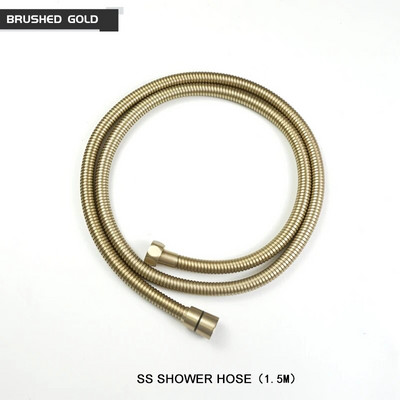 Χειρός ορειχάλκινος ψεκαστήρας ντουζιέρας χειρός, στρογγυλός, λευκός/βουρτσισμένος χρυσός/χρώμιο/γκρι/μαύρος ματ Ψεκαστήρας μπάνιου