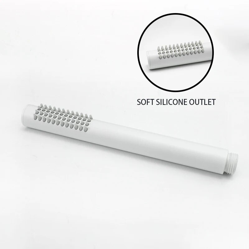 Χειρός ορειχάλκινος ψεκαστήρας ντουζιέρας χειρός, στρογγυλός, λευκός/βουρτσισμένος χρυσός/χρώμιο/γκρι/μαύρος ματ Ψεκαστήρας μπάνιου