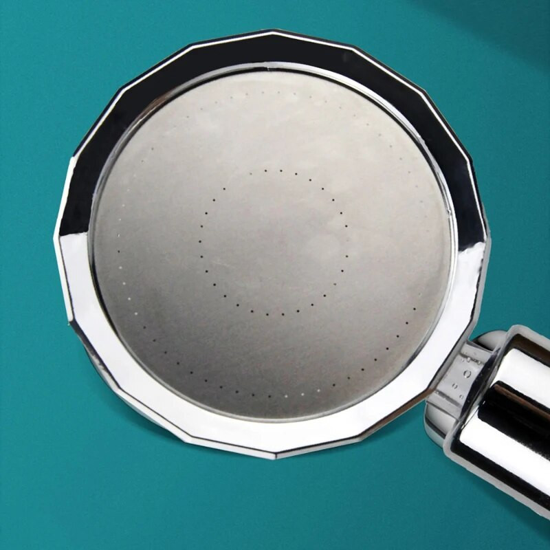 2022. aasta dušiotsik, veesäästlik vool 360 kraadi, pöörlev väikese ventilaatoriga ABS vihma kõrgsurve pihustiotsik Vannitoa tarvikud