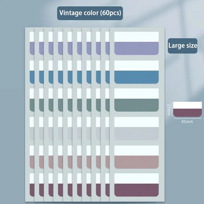 Αυτοκόλλητα ευρετηρίου Αυτοκόλλητα με αυτοκόλλητες ετικέτες που επισημαίνονται με έγχρωμο αυτοκόλλητο φθορίζοντος αυτοκόλλητο οδηγιών αυτοκόλλητες σημειώσεις