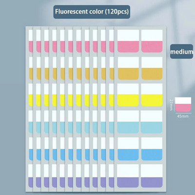 Αυτοκόλλητα ευρετηρίου Αυτοκόλλητα με αυτοκόλλητες ετικέτες που επισημαίνονται με έγχρωμο αυτοκόλλητο φθορίζοντος αυτοκόλλητο οδηγιών αυτοκόλλητες σημειώσεις