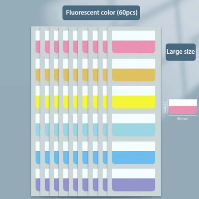 Αυτοκόλλητα ευρετηρίου Αυτοκόλλητα με αυτοκόλλητες ετικέτες που επισημαίνονται με έγχρωμο αυτοκόλλητο φθορίζοντος αυτοκόλλητο οδηγιών αυτοκόλλητες σημειώσεις