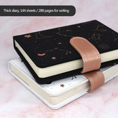 Σημειωματάριο Constellation Weekly Planner Diary Notebooks Ημερήσια μηνιαία ημερήσια διάταξη χρονοδιαγράμματα Σχολικά είδη A6 Planner Book K1KF