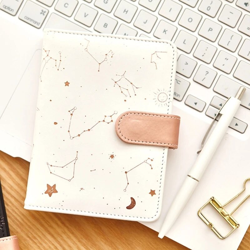 Σημειωματάριο Constellation Weekly Planner Diary Notebooks Ημερήσια μηνιαία ημερήσια διάταξη χρονοδιαγράμματα Σχολικά είδη A6 Planner Book K1KF