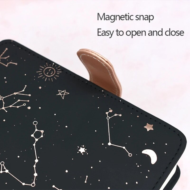 Σημειωματάριο Constellation Weekly Planner Diary Notebooks Ημερήσια μηνιαία ημερήσια διάταξη χρονοδιαγράμματα Σχολικά είδη A6 Planner Book K1KF