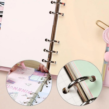 DIY Binder Notebook Writing Notebook Διακοσμητικό Ορθογώνιο Ημερολόγιο για Σχολικό Κάλυμμα Τάξης