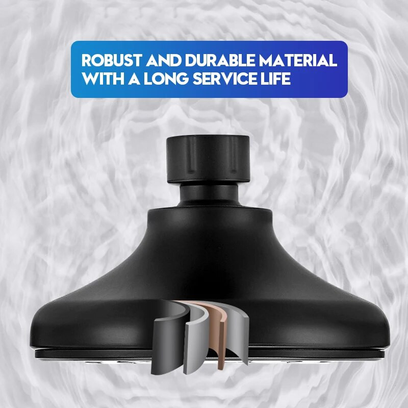 Vysokotlaková mini sprchová hlavica s dažďovou sprchou, sprchová hlavica s dažďovou sprchou Magic Water Flow, kúpeľňové doplnky Rainshower na úsporu vody