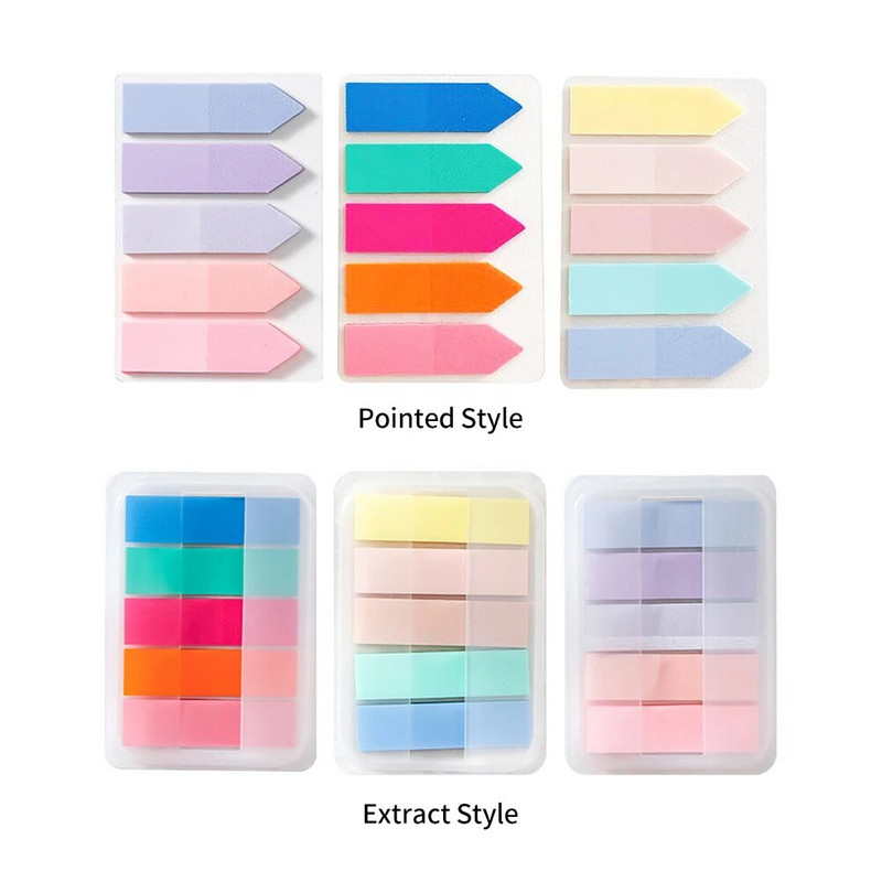 375 τμχ Βιβλία Καρτέλα κολλώδους ευρετηρίου Αρχείο μαθητή Γραφείο Εγγράψιμο Σχολείο Ταξινόμηση σελιδοδείκτης Σημείωση ανάγνωσης σελίδας Δείκτης 15 Χρώματα