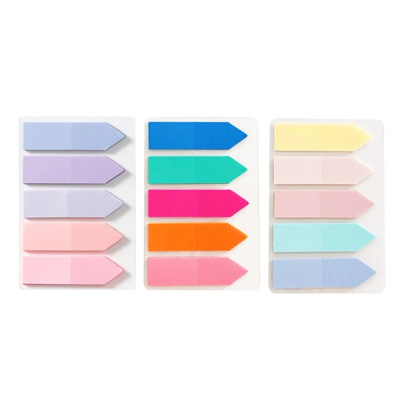 375 τμχ Βιβλία Καρτέλα κολλώδους ευρετηρίου Αρχείο μαθητή Γραφείο Εγγράψιμο Σχολείο Ταξινόμηση σελιδοδείκτης Σημείωση ανάγνωσης σελίδας Δείκτης 15 Χρώματα