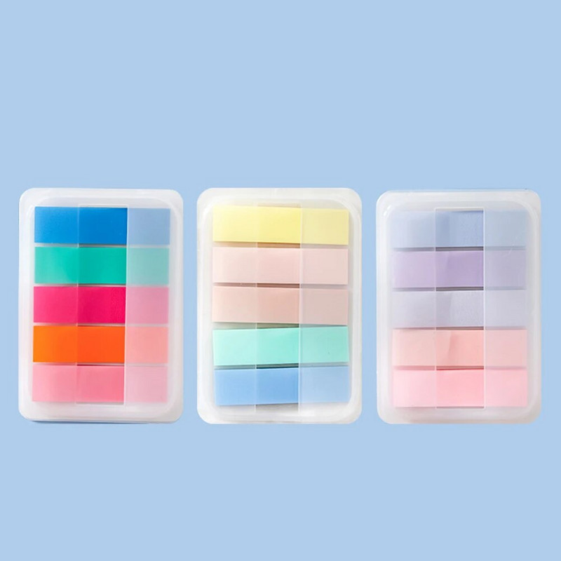 375 τμχ Βιβλία Καρτέλα κολλώδους ευρετηρίου Αρχείο μαθητή Γραφείο Εγγράψιμο Σχολείο Ταξινόμηση σελιδοδείκτης Σημείωση ανάγνωσης σελίδας Δείκτης 15 Χρώματα