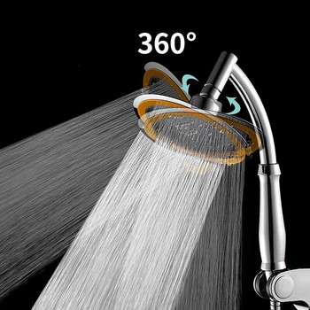 6-инчова душ глава с високо налягане 360 регулируема голяма кръгла и голяма пръскачка за дъжд, ръчни аксесоари за баня alcachofa ducha