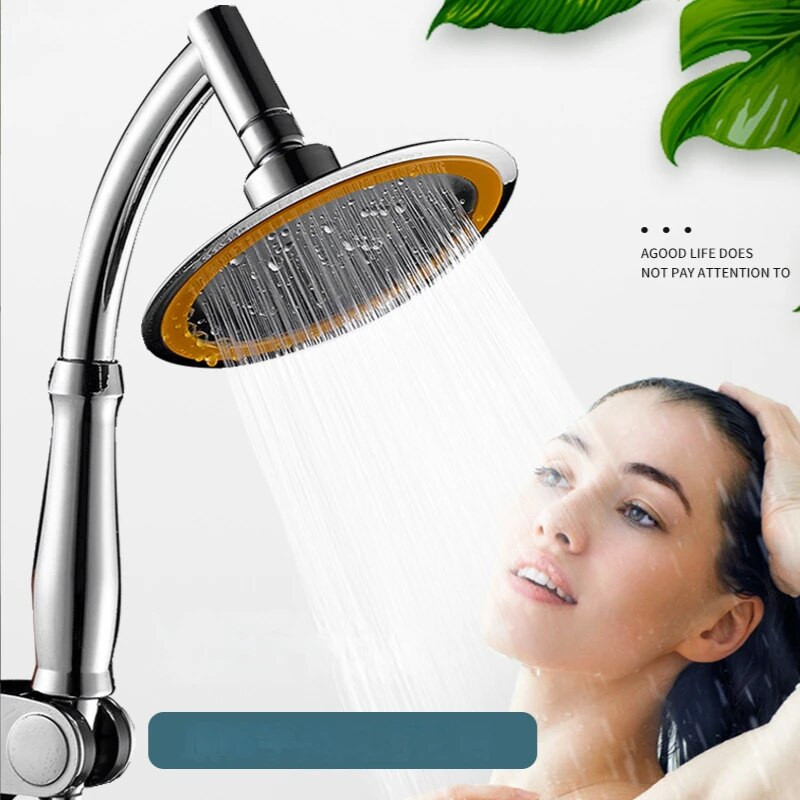 6-tolline dušipea kõrgsurve 360 reguleeritav suur ümmargune suur vihmapihusti käeshoitav vannitoatarvikud alcachofa ducha