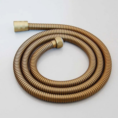 Αντίκα ορειχάλκινη κεφαλή ντουζιέρας Μπάνιου Χειρός ντουζιέρας 1,5m σωλήνας ντους