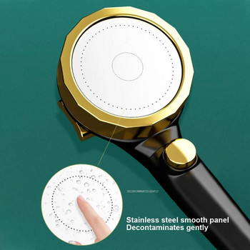 Надстройка на душ слушалка с високо налягане, 3 режима, регулируема душ слушалка, спестяваща вода, дъждовна струя под налягане Консумативи за баня