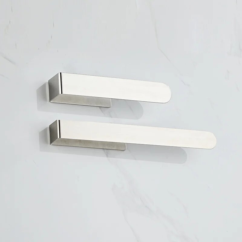 Δαχτυλίδι για πετσέτες χεριών Αυτοκόλλητο πετσέτα μπάνιου πετσέτα κουζίνας Μπάρα ράβδου για πετσέτες χειρός σε τοίχο από ανοξείδωτο ατσάλι Μαύρο ματ