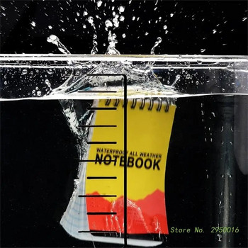 1 τεμάχια σημείωμα εκτύπωσης καμουφλάζ Χαρτί βιβλίου αδιάβροχο χαρτί γραφής In Rain Notebook Notebook παντός καιρού σε εξωτερικούς χώρους