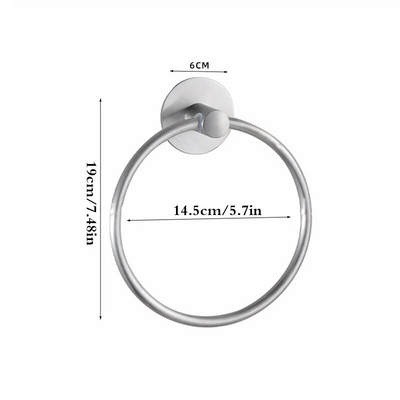 Σετ αξεσουάρ μπάνιου Επιτοίχια πετσέτα ράφι χαρτιού τουαλέτας Σετ υλικών μπάνιου Μαύρο ματ από ανοξείδωτο χάλυβα