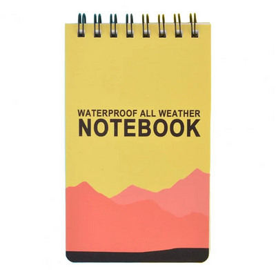 Φορητό σημειωματάριο γραφής Σημειωματάριο ανθεκτικό συμπαγές σχέδιο πηνίου για σχολικά είδη γραφείου και επιστολόχαρτα