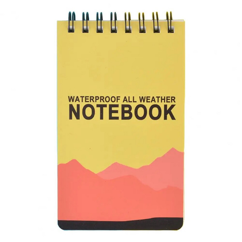 Φορητό σημειωματάριο γραφής Σημειωματάριο ανθεκτικό συμπαγές σχέδιο πηνίου για σχολικά είδη γραφείου και επιστολόχαρτα