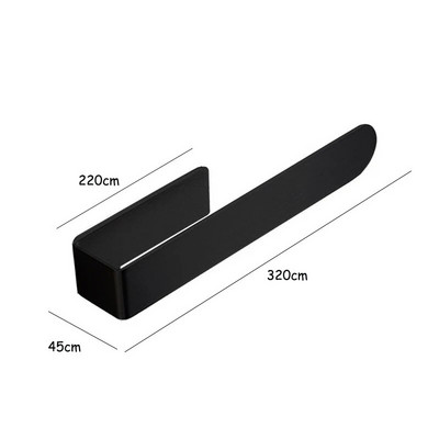 Μαύρη κρεμάστρα για πετσέτες χωρίς τρύπημα Αυτοκόλλητη θήκη για πετσέτες μπάνιου Κρεμάστρα για πετσέτες κουζίνας Αξεσουάρ μπάνιου