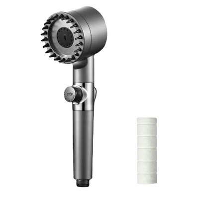 Aukšto slėgio dušo galvutės lietaus vandenį taupantis reguliuojamas padidinimo dušo galvutės filtro laikiklis su žarnų rinkiniu vonios kambario priedui