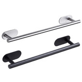 Στήριγμα για πετσέτες από ανοξείδωτο ατσάλι Αυτοκόλλητη ράγα για πετσέτες χωρίς διάτρηση Κρεμάστρα για πετσέτες κουζίνας Κρεμαστά τοίχου Εξοπλισμός μπάνιου για το σπίτι