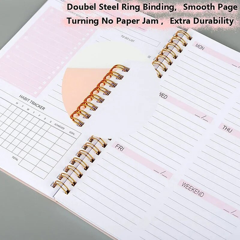 School For Goal Weekly Planner 2023 Organizer Stationery Officer Habit Agenda Σημειωματάριο Πρόγραμμα ημερολογίων