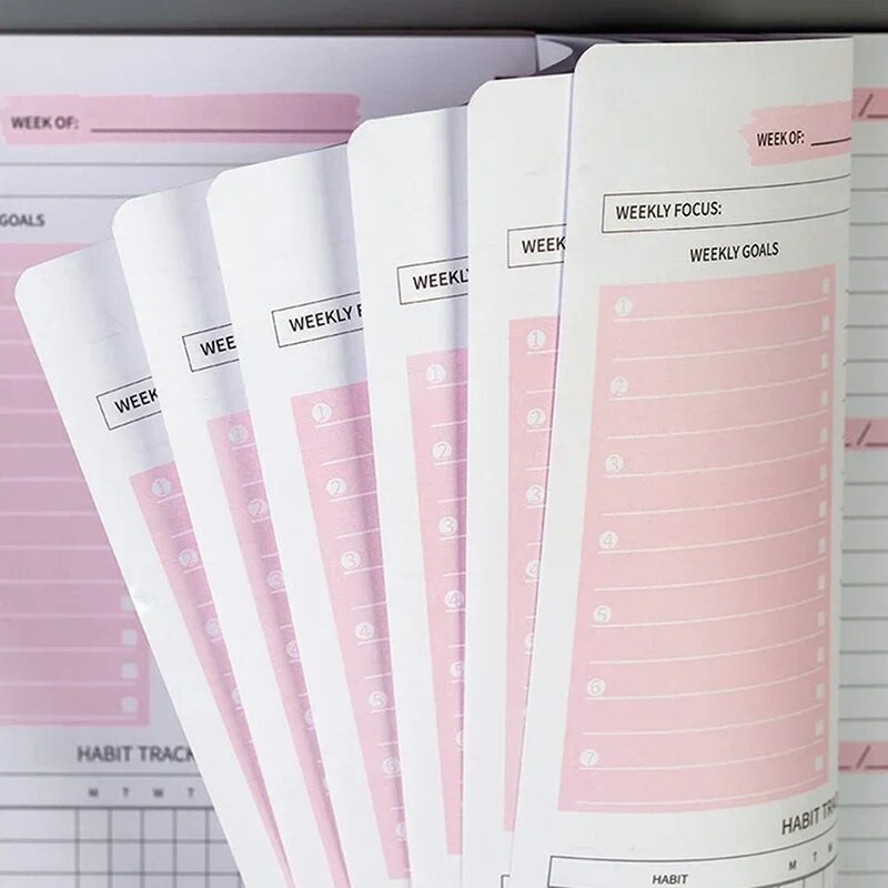 School For Goal Weekly Planner 2023 Organizer Stationery Officer Habit Agenda Σημειωματάριο Πρόγραμμα ημερολογίων