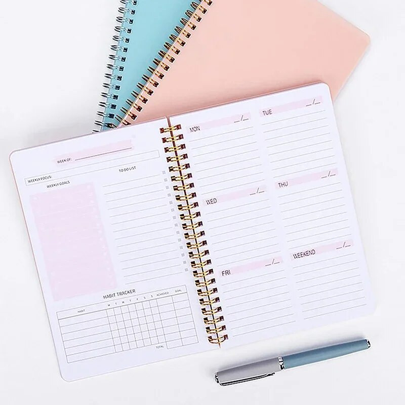 School For Goal Weekly Planner 2023 Organizer Stationery Officer Habit Agenda Σημειωματάριο Πρόγραμμα ημερολογίων