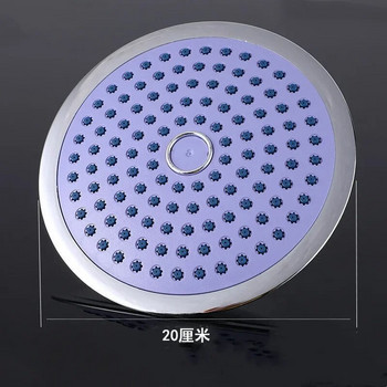 Ръчна душ слушалка за баня Ръчна вода за спестяване на налягане Дъждовно рамо Кръгла душ слушалка ABS кран Универсално оборудване за баня