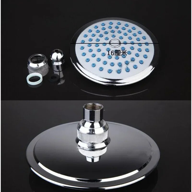 Kupaonska glava tuša Ručna ušteda vode Kišna ruka Okrugla glava tuša ABS slavina Univerzalna kupaonska oprema