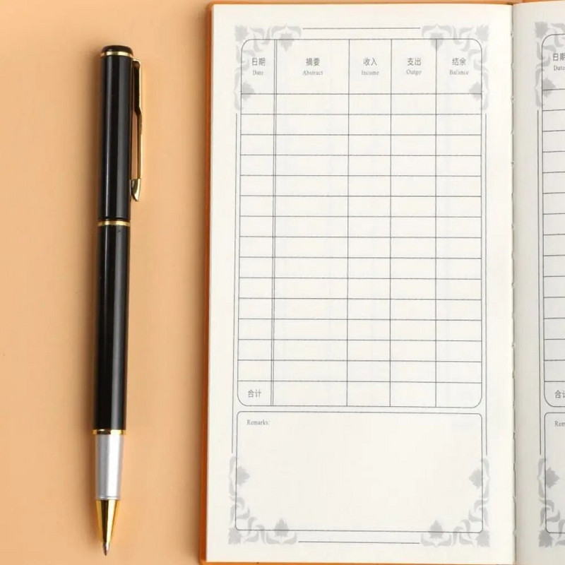 Õpilased Täiskasvanud Kodumajapidamiste finantsplaneerija Kulude pearaamat Kontojälgija märkmik A6 Ettevõtte raamatupidamisraamat