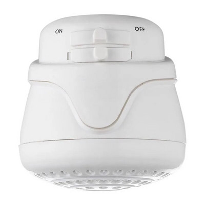 Electric pentru robinet de baie Cap de duș rotund Încălzitor instantaneu de apă caldă Putere mare 5400 W Reglare a presiunii în trei viteze LB88