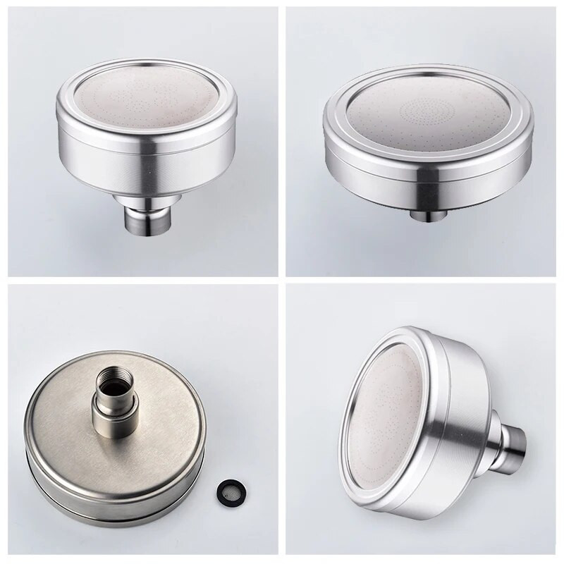 Roostevabast terasest dušipea filtri rõhuvõimendi vett säästev vihmasadu Vannitoa dušipihustipea pestav otsiku tarvikud