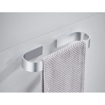 Κρεμάστρα κρεμάστρα για πετσέτες από αλουμίνιο 20/45 CM Πολυλειτουργική θήκη πετσετών χωρίς διάτρηση Μπάνιο Επιτοίχια θήκη για πετσέτες παντόφλες