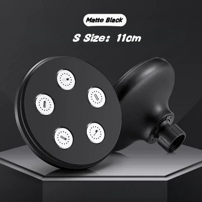 Mini erdvinis slėginis dušo galvutė Vandenį taupantis dušas Vonios kambario priedai Vonios vonios stiprintuvas dušo blokas