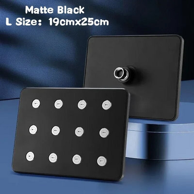 Mini erdvinis slėginis dušo galvutė Vandenį taupantis dušas Vonios kambario priedai Vonios vonios stiprintuvas dušo blokas