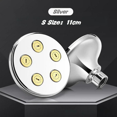 Mini erdvinis slėginis dušo galvutė Vandenį taupantis dušas Vonios kambario priedai Vonios vonios stiprintuvas dušo blokas