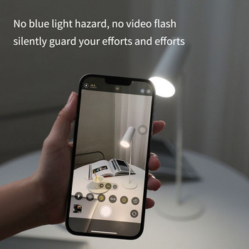 LED настолна лампа за учене Защита на очите USB сензорно затъмняване Светлина за четене Фенерче Спалня Нощен декор Снимка Залез Настолни лампи