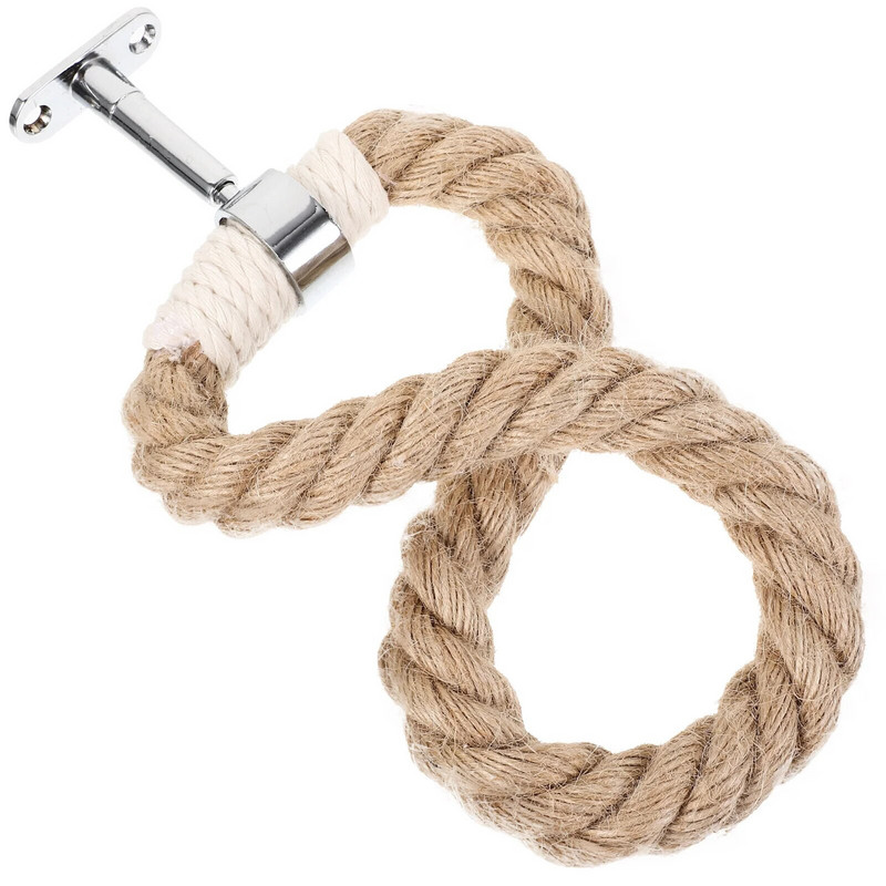 Κρεμαστό δαχτυλίδι πετσετών Κρεμάστρα μπάνιου Βοημικού στυλ Βάση τοίχου Φωτιστικό Διακοσμήσεις για Σχοινί Σπιτιού Boho