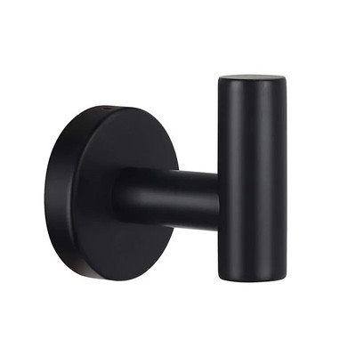 1 ks nerezová oceľ čierno-strieborná sada kúpeľňového kovania držiak na uteráky držiak na toaletný papier háčik na uteráky kúpeľňové doplnky