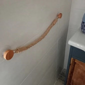 2 ks drevených doplnkov, držiak na papierové utierky, kúpeľňové doplnky, vešiak na papier, kúpeľňové nástenné dekorácie na utierky, držiak na rolku toaletného papiera