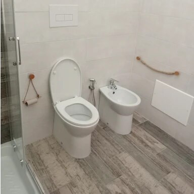 Vintažinio rankšluosčio pakabinimo virve Tualeto popieriaus laikiklis Namai Viešbučio vonios kambario apdaila Sandėliavimo stovo siurbimo taurė Tvirtinama prie sienos kilnojama