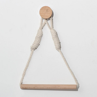 Vintažinio rankšluosčio pakabinimo virve Tualeto popieriaus laikiklis Namai Viešbučio vonios kambario apdaila Sandėliavimo stovo siurbimo taurė Tvirtinama prie sienos kilnojama