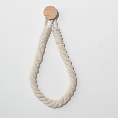 Vintažinio rankšluosčio pakabinimo virve Tualeto popieriaus laikiklis Namai Viešbučio vonios kambario apdaila Sandėliavimo stovo siurbimo taurė Tvirtinama prie sienos kilnojama